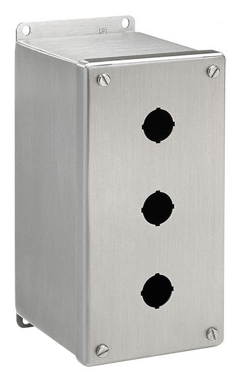 hoffman push button box stainless steel|push button enclosures for sale.